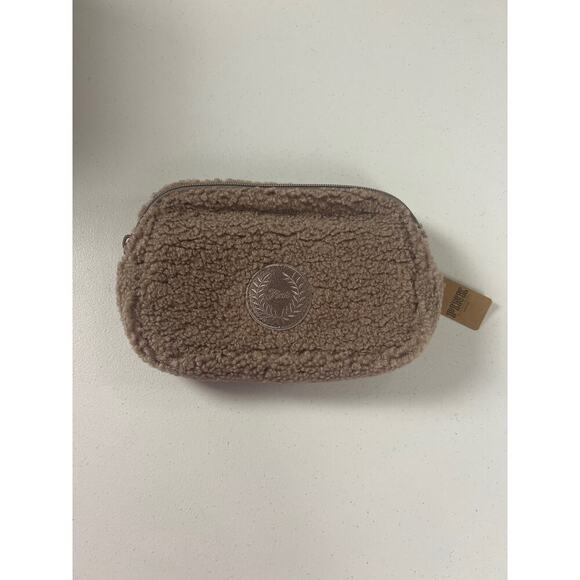 Victoria's Secret Handbags - NEW Cross Body Bag Victoria Secret Teddy Fur Plush Taupe